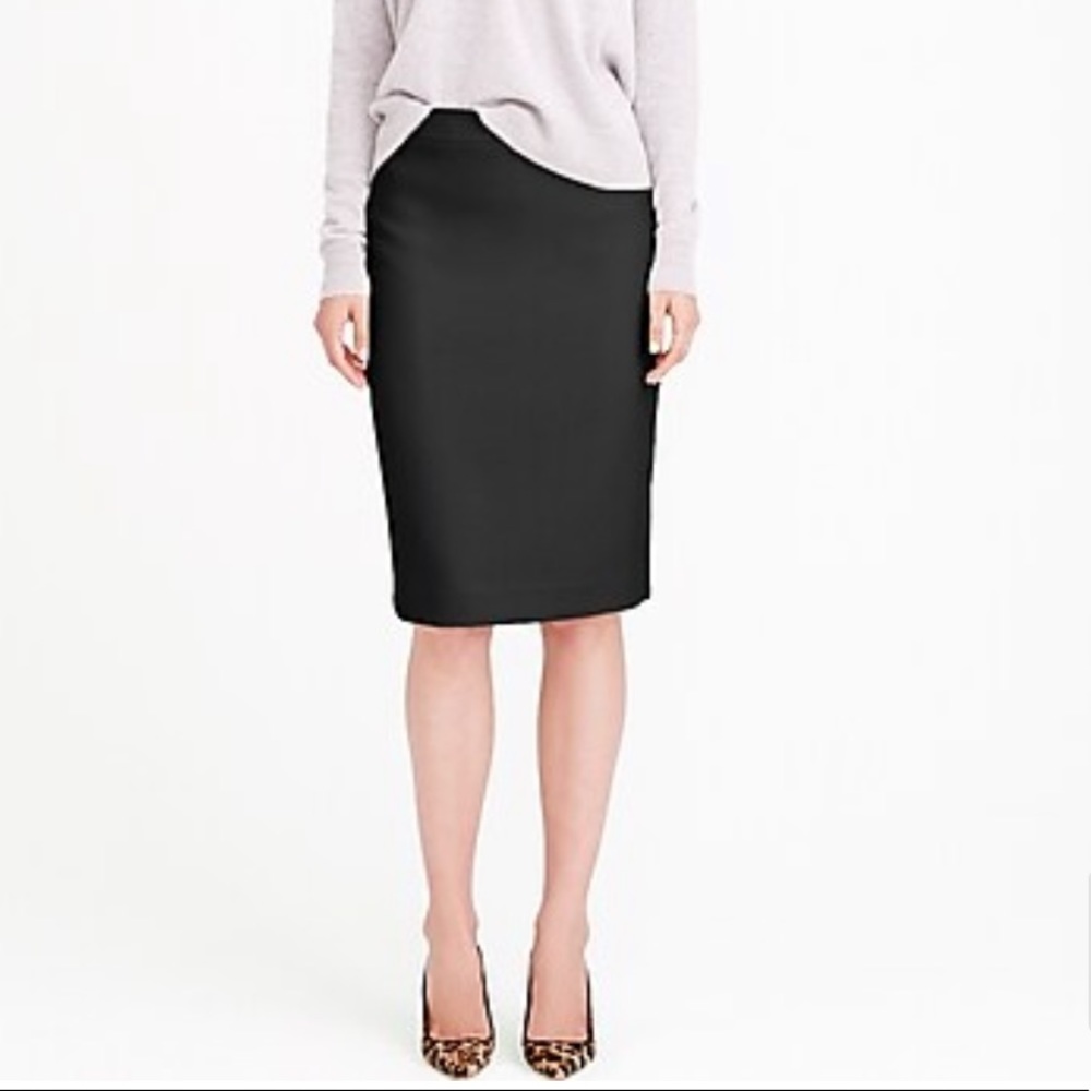 J Crew No. 2 Pencil Skirt Wool sz 00